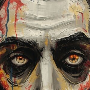 Blue and Yellow Joggers with Elastic Cuffs